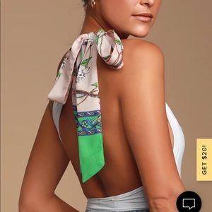 Alicialynn White One-Shoulder Bodysuit - S